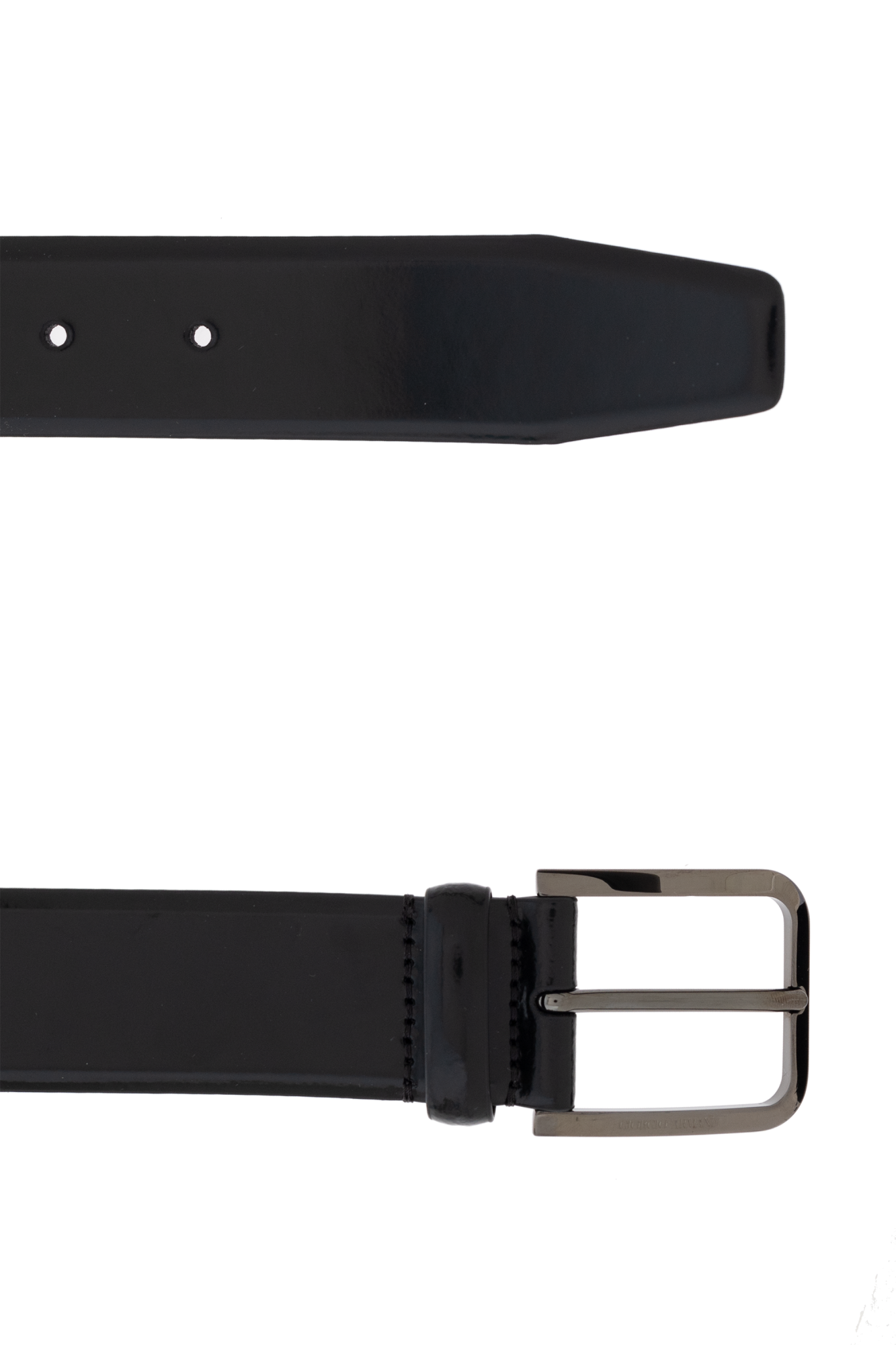 Black Leather belt Giorgio Armani Vitkac Canada